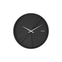 Nástenné hodiny Karlsson KA5849, čierna 30cm 